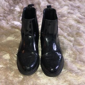 Well loved Dr. Marten Chelsea boots